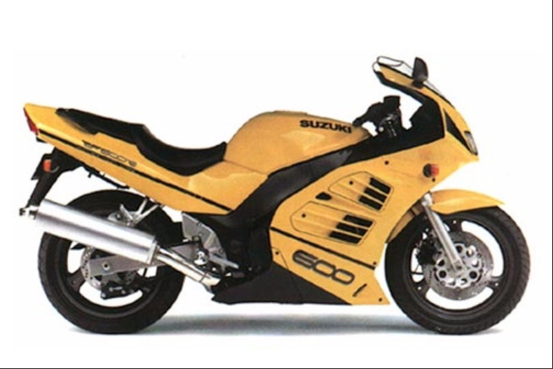 Moto modelo Suzuki RF 600